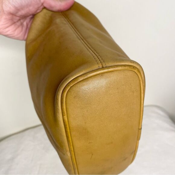 Vintage Coach Soho Mini Bucket Bag Purse Handbag Leather 4148 Lightweight Toffee - Picture 11 of 16